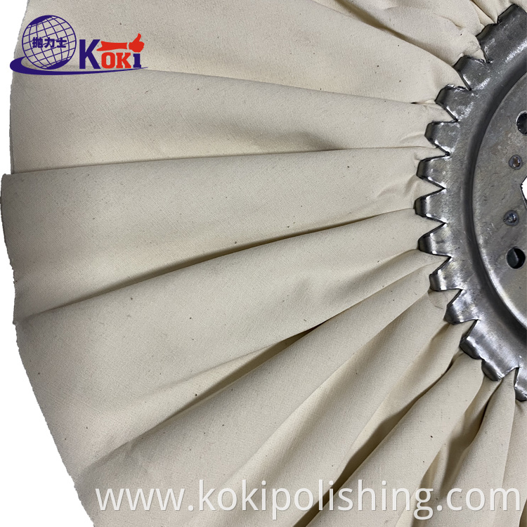 white polishing wheel